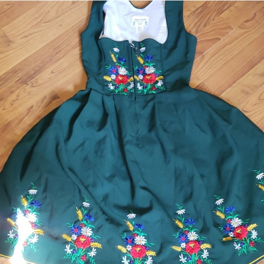 Cornflower dirdl dress